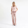 Chicago Beli Lastikli Rose Scrub Pantolon