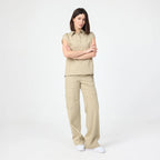 Pulse Polo Marl T-shirt, light beige, polo collar with short sleeves
