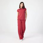 Scrub pantolonu, Chili renk bol paça ve bel kısmı