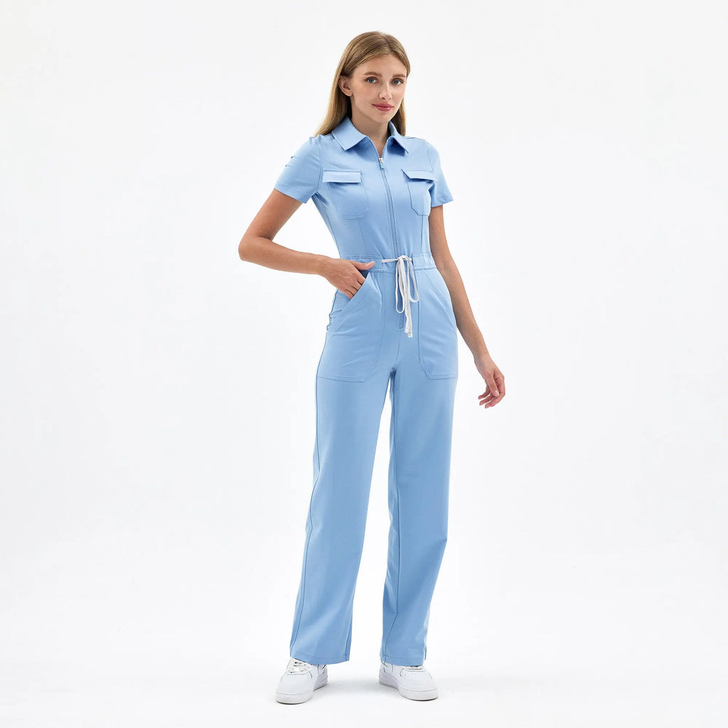 Serene Alaskan Blue Scrubs Tulum