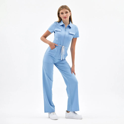 Serene Alaskan Blue Scrubs Tulum