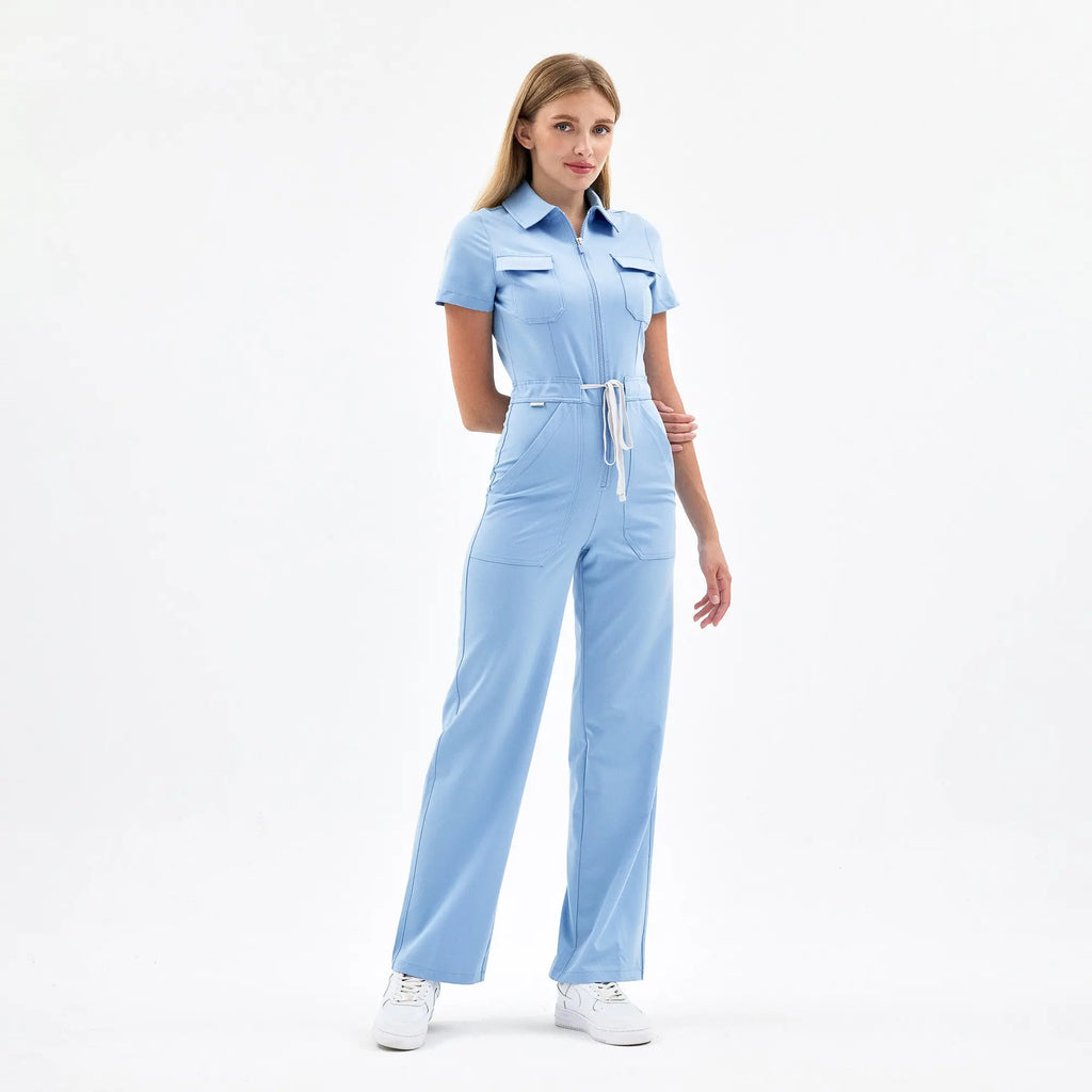 Serene Alaskan Blue Scrubs Tulum