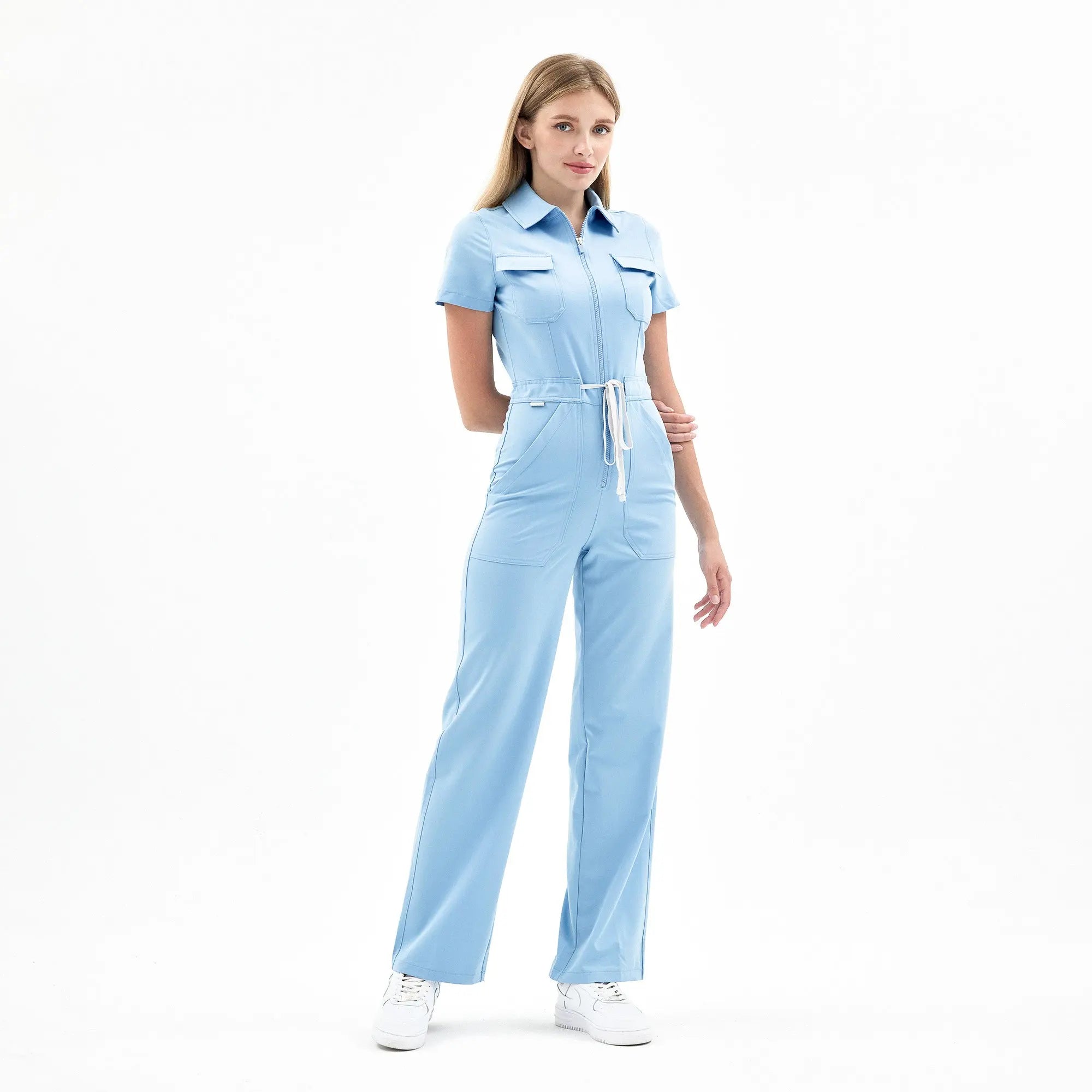 Serene Alaskan Blue Scrubs Tulum