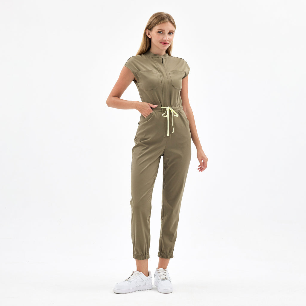 Lexi Hunter Green Scrubs Tulum