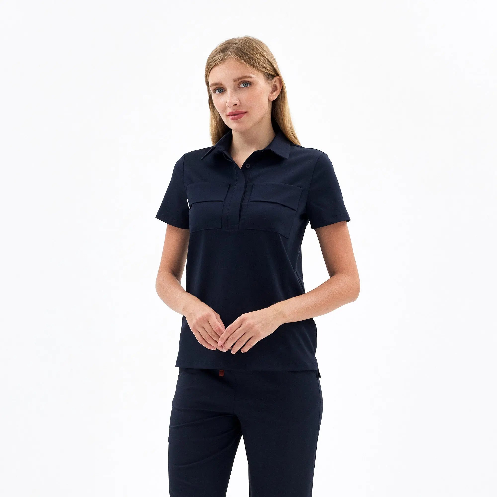 Lorena Navy Scrubs Üst
