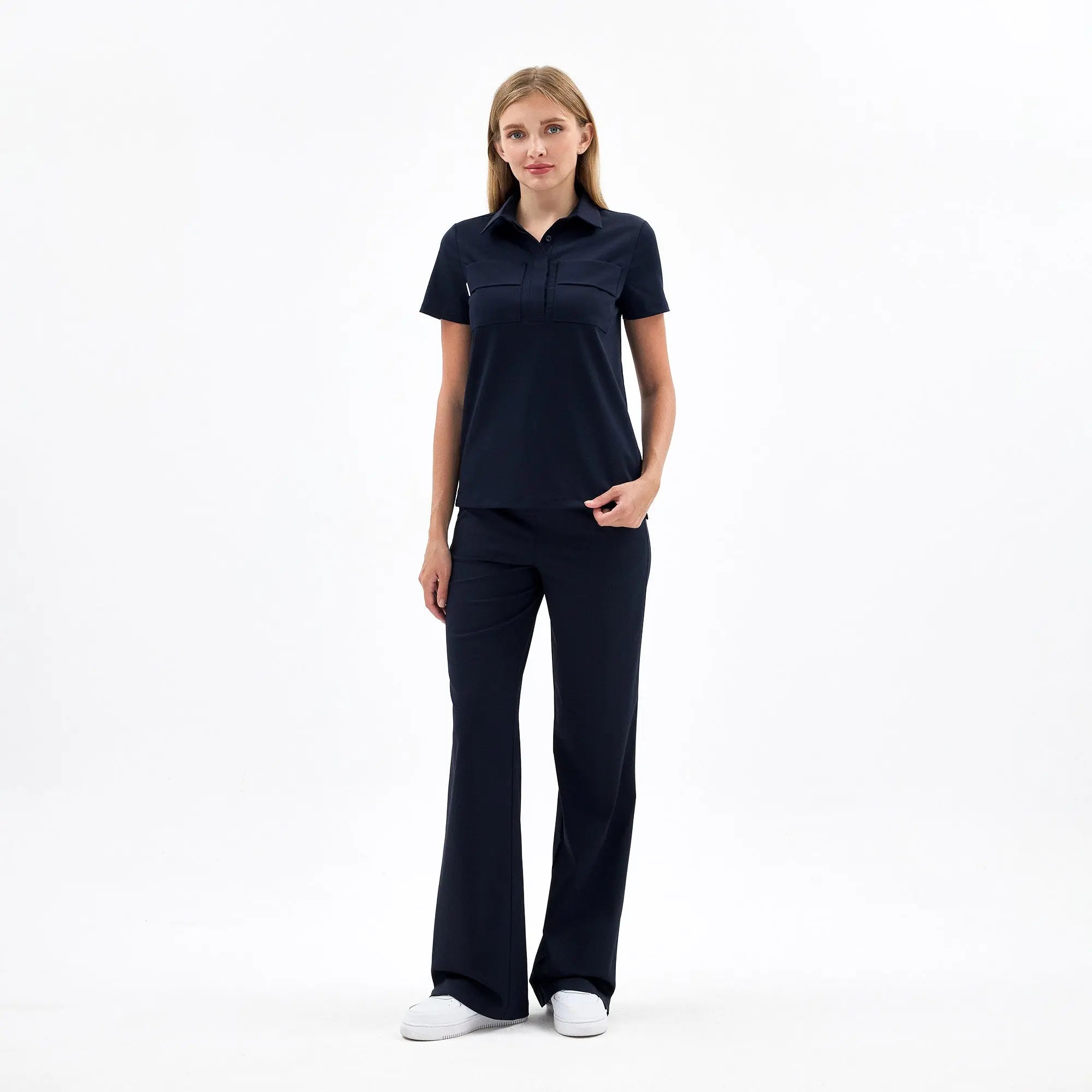 Lorena Navy Scrubs Üst