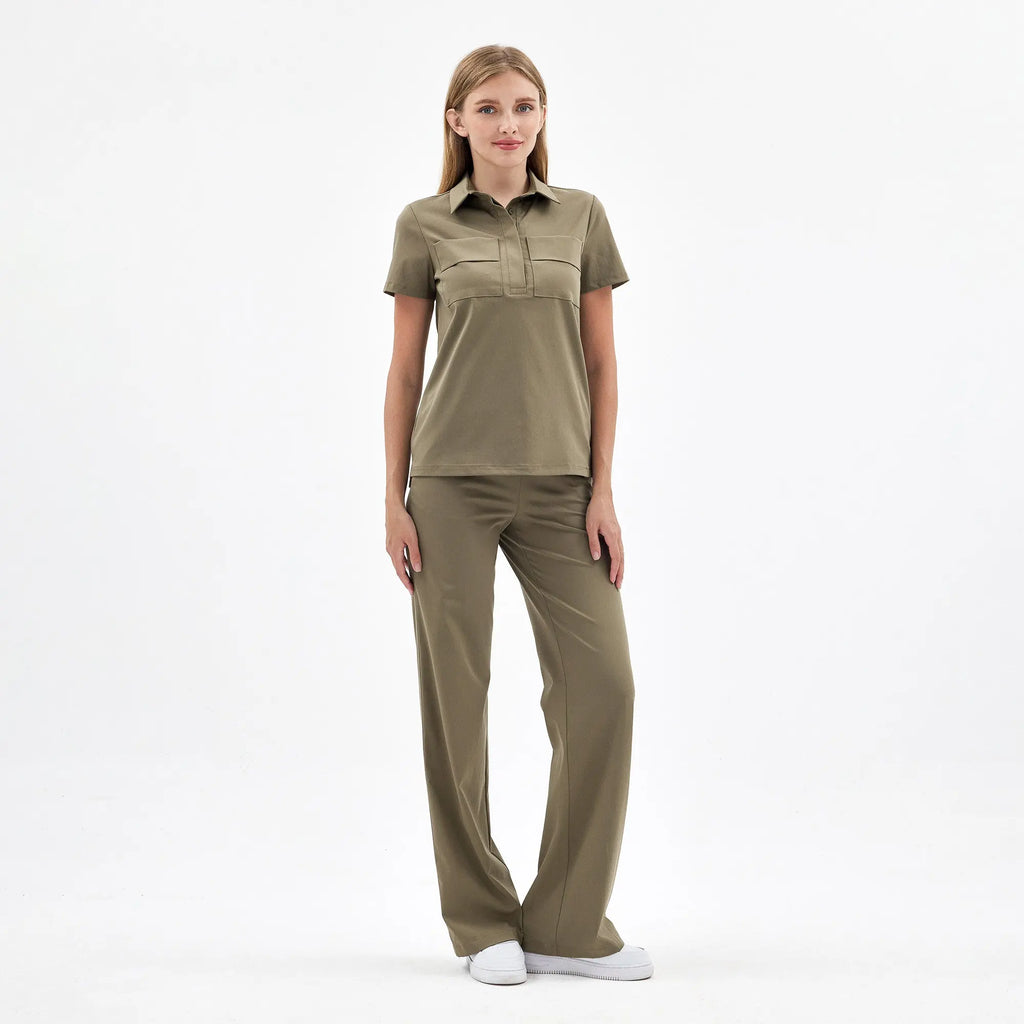 Lorena Hunter Green Scrubs Üst