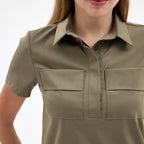Lorena Hunter Green Scrubs Üst