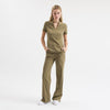 Chicago Beli Lastikli Hunter Green Scrub Pantolon