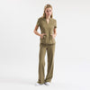 Bloom Hunter Green Scrub Üst