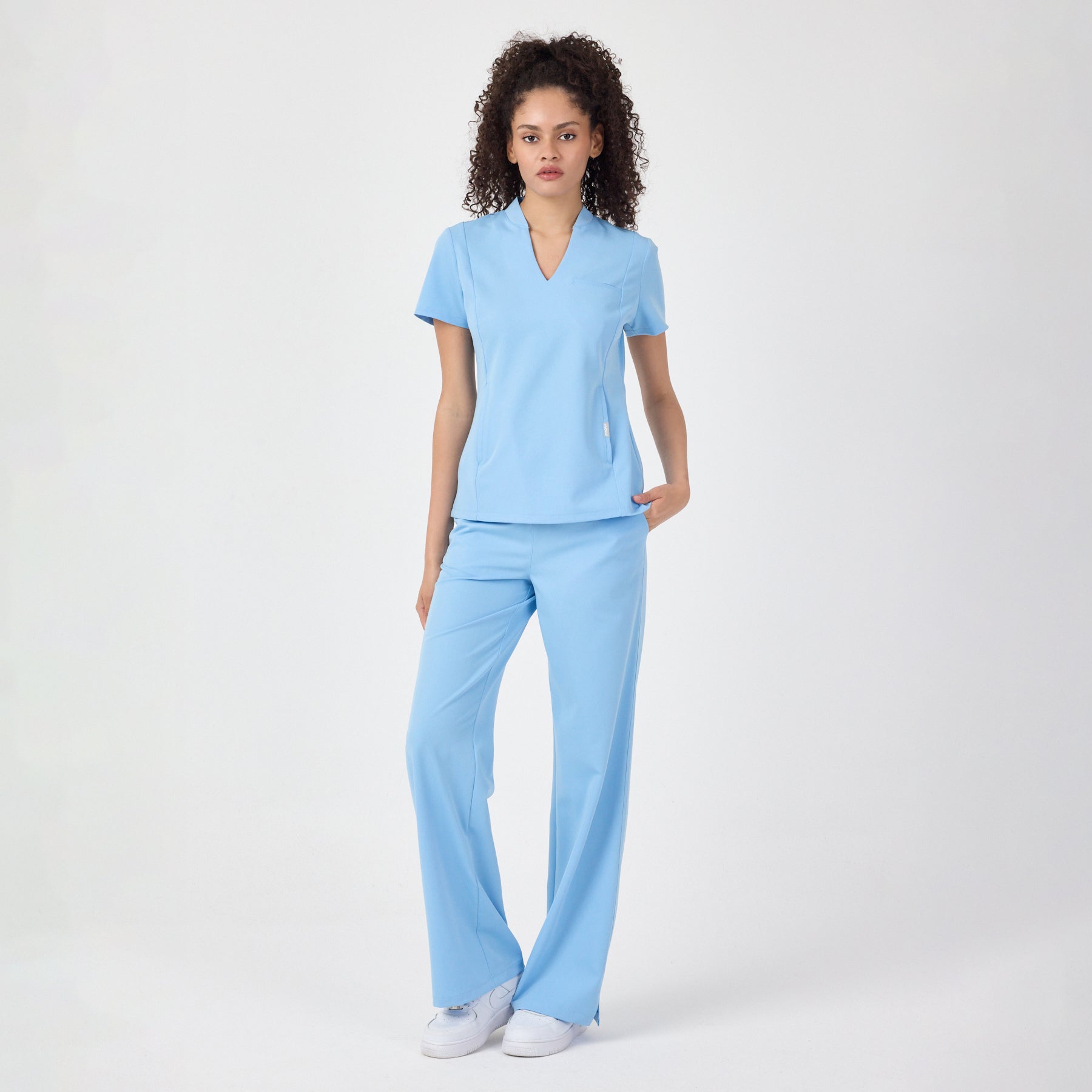 Chicago Beli Lastikli Alaskan Blue Scrub Pantolon