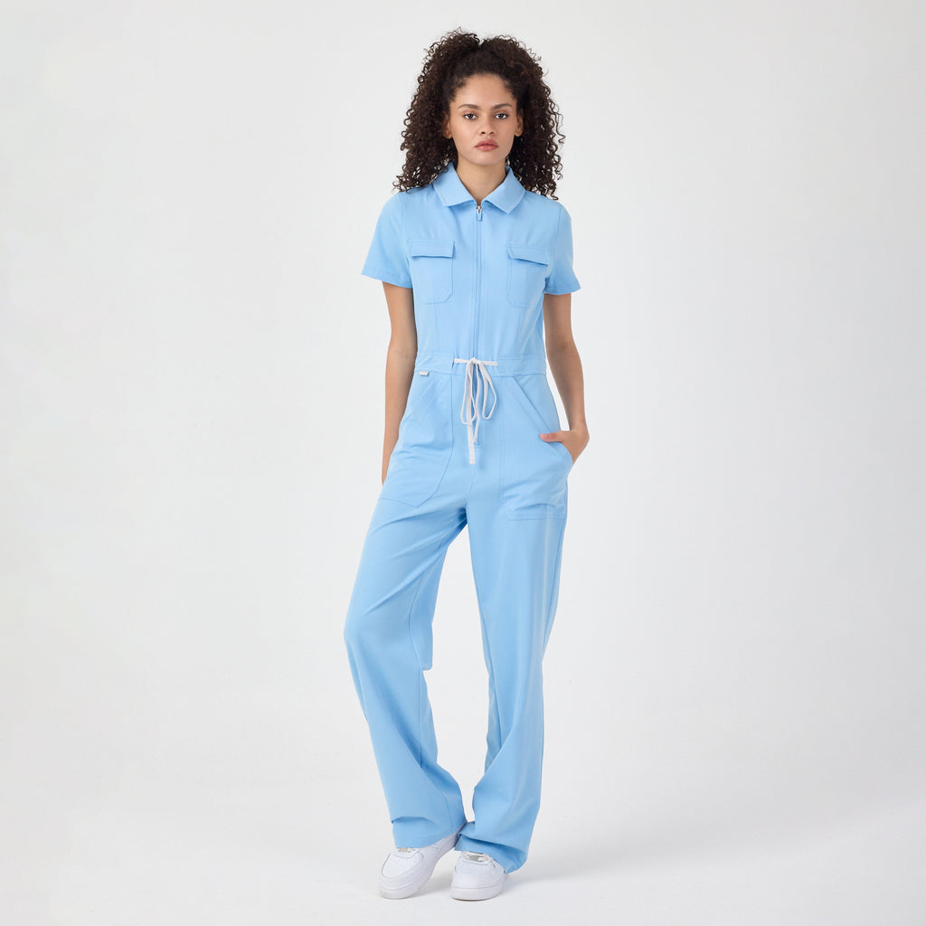 Serene Alaskan Blue Scrubs Tulum