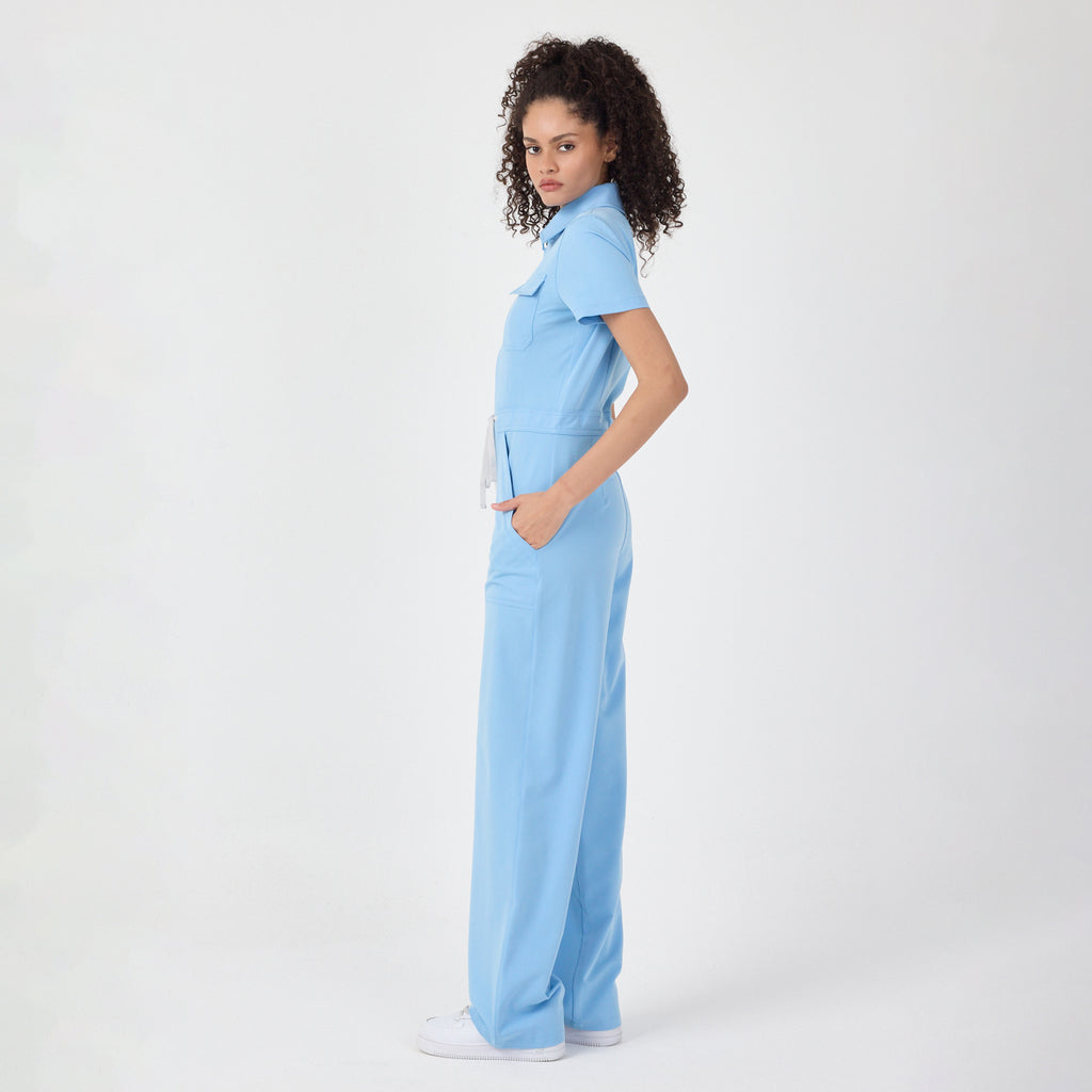 Serene Alaskan Blue Scrubs Tulum