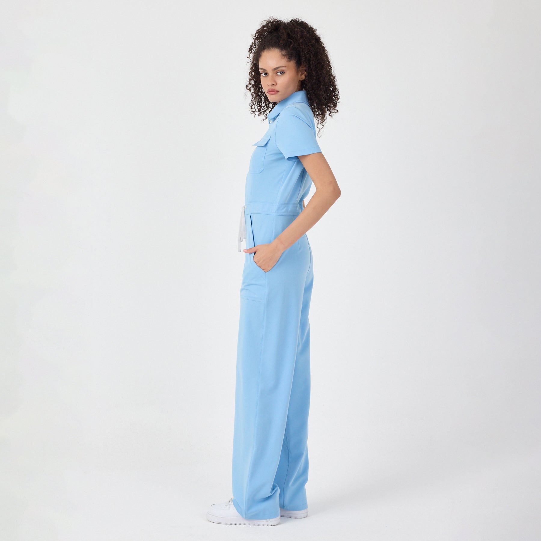 Serene Alaskan Blue Scrubs Tulum
