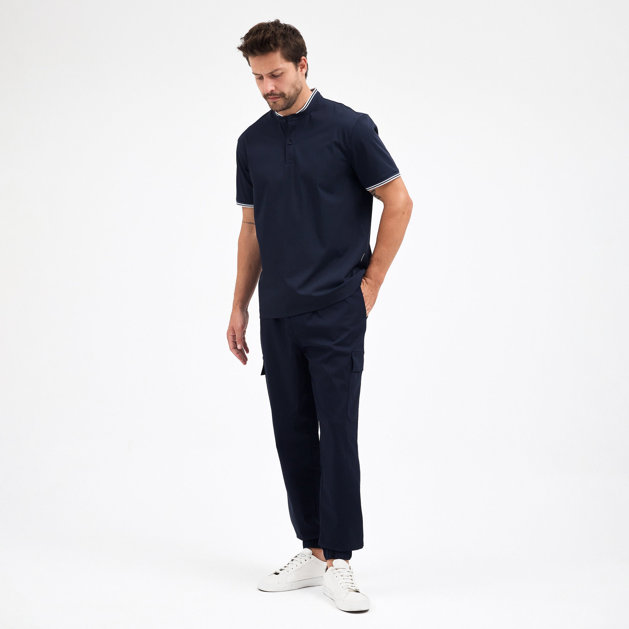Boston Navy Scrubs Üst