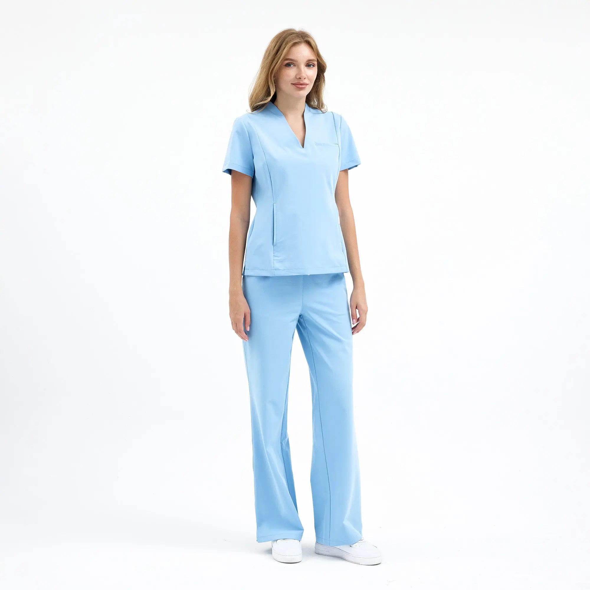 Chicago Beli Lastikli Alaskan Blue Scrub Pantolon