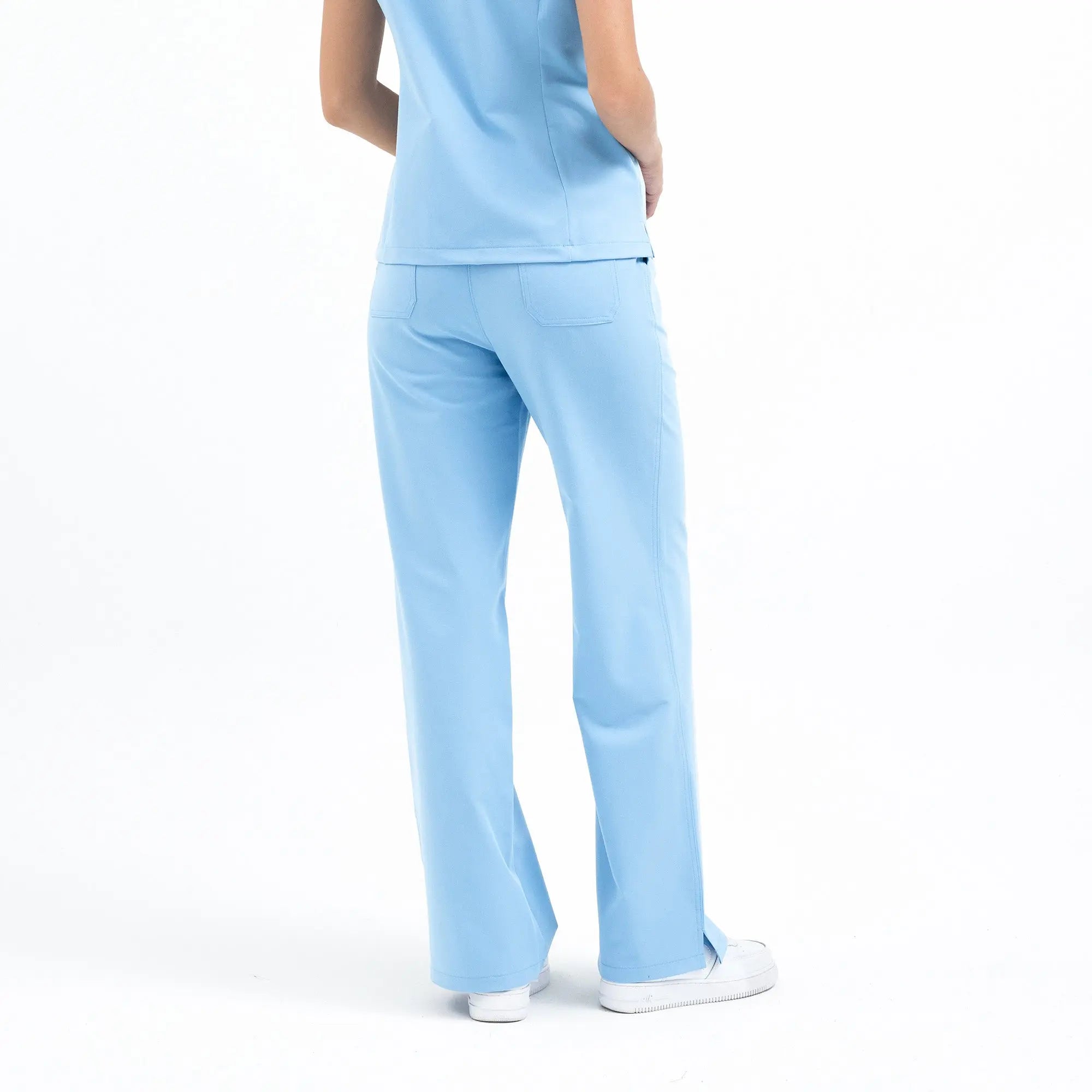 Chicago Beli Lastikli Alaskan Blue Scrub Pantolon