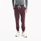 Chicory jogger scrub pantolon; büzgülü bel, bağcık, lastikli paça